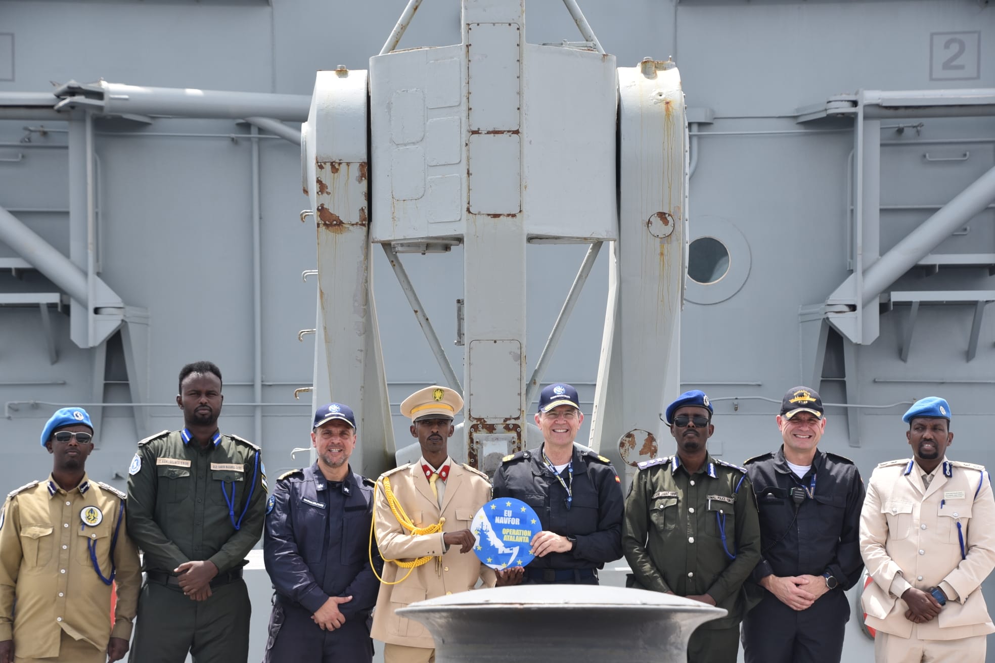 Puntland Police Force Delegation Meets with EU NAVFOR Commander Aboard ...